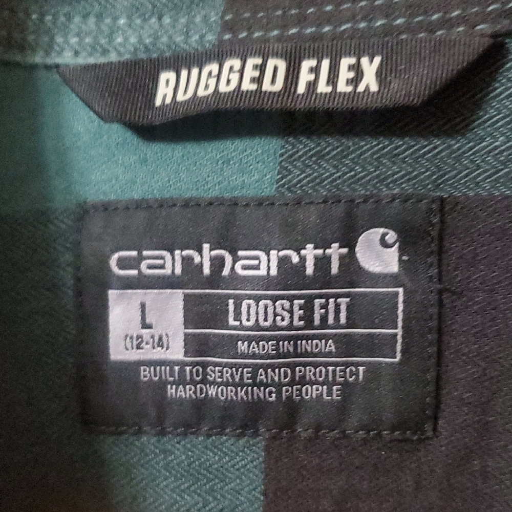 Carhartt Green and Black Checkered Shirt - Picture 3 of 5